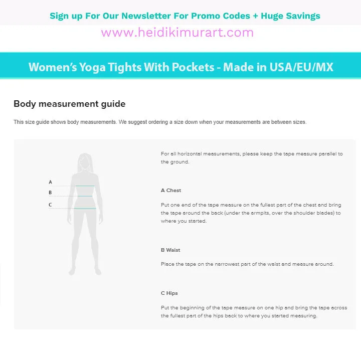 Abstract Women's Tights With Pockets, Purple Abstract Best Leggings With Pockets For Women - Made in USA/EU/MX