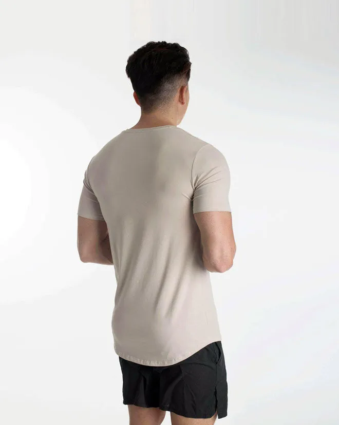 Athleti Fit Tee MEN- Stone
