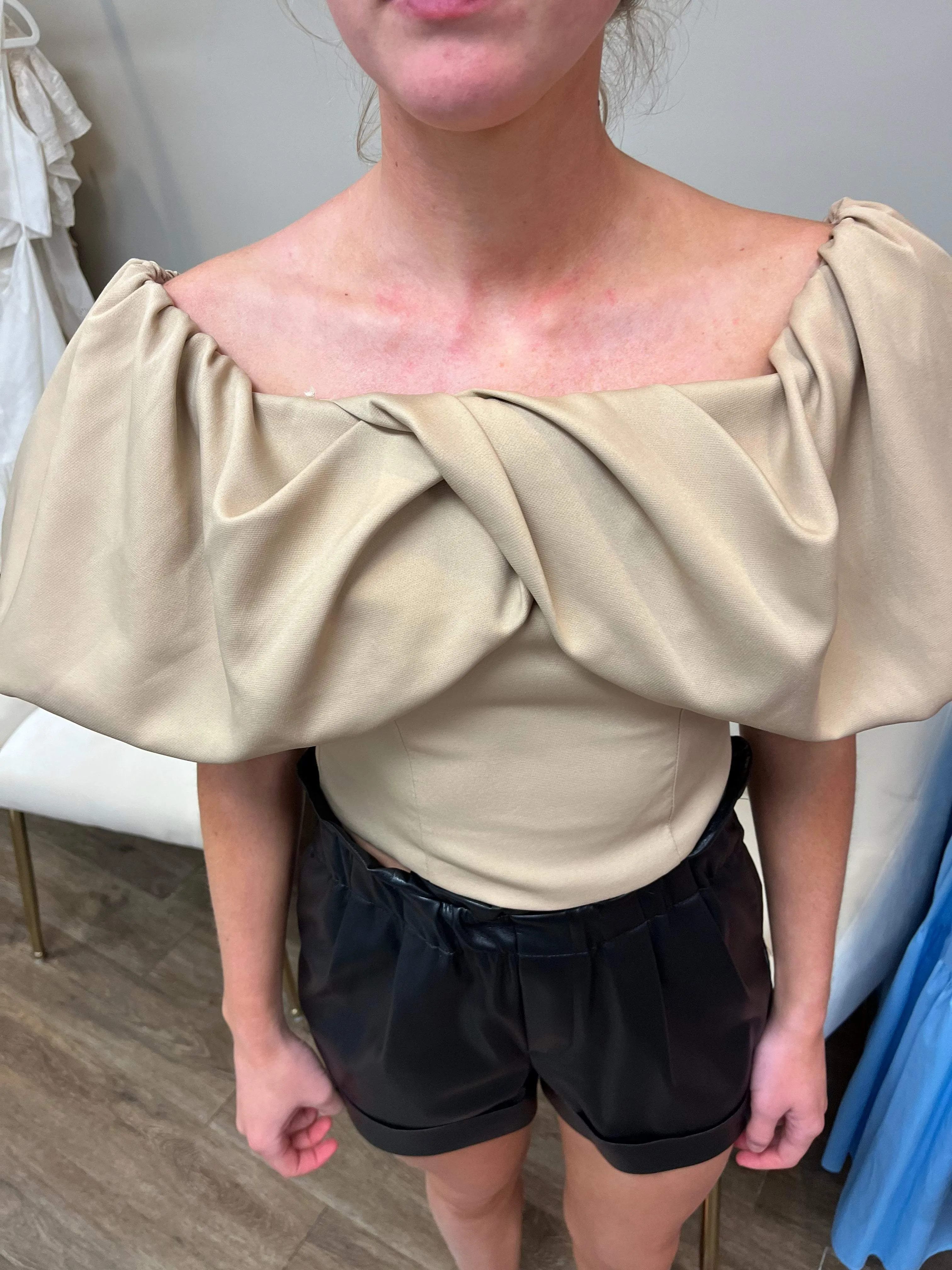 DO BE Tan Blouses