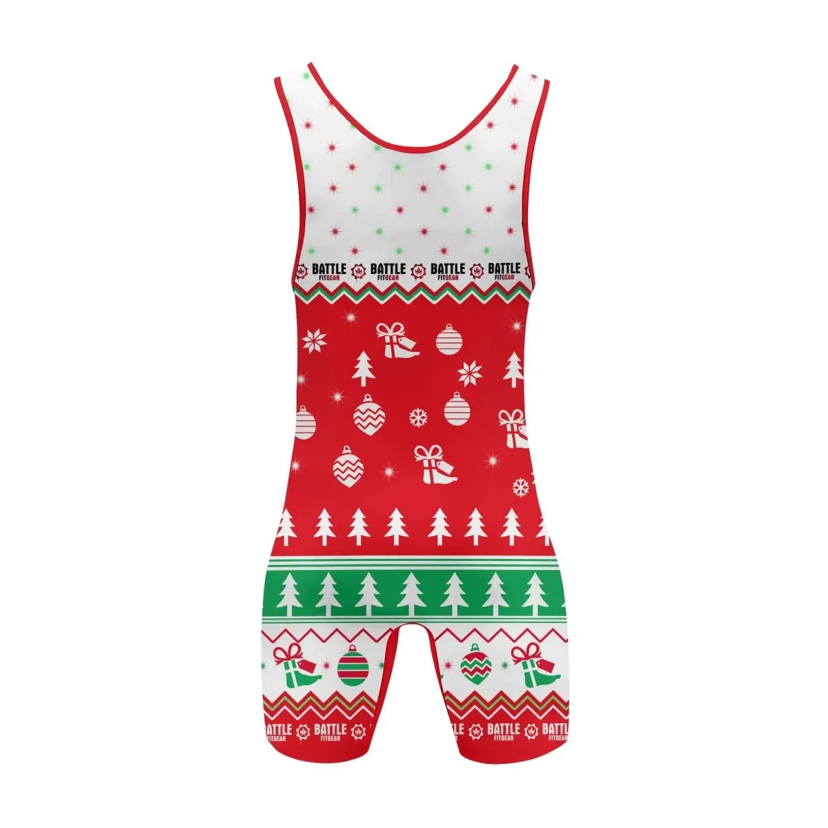 Funny Santa Grinch Wrestling Singlets