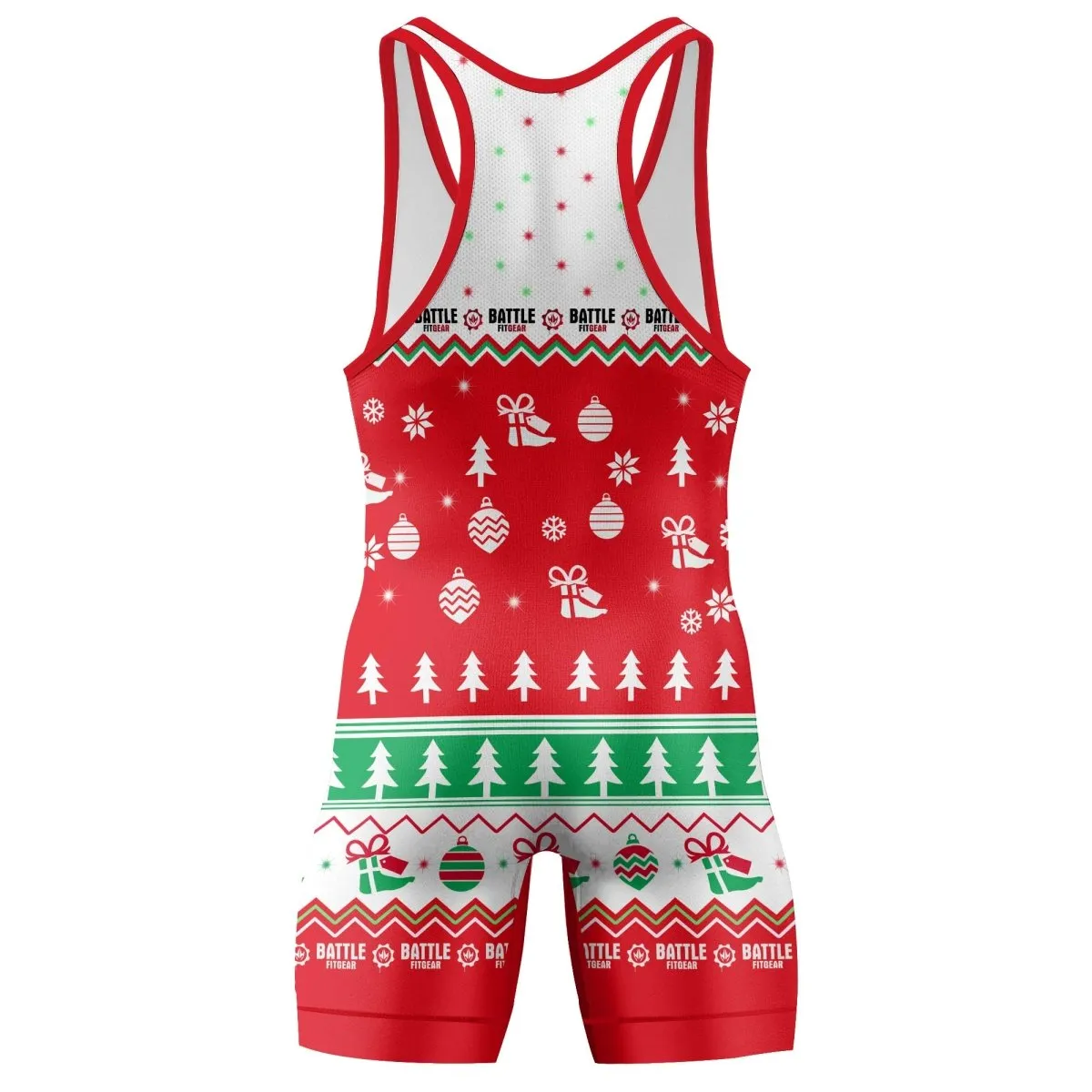 Funny Santa Grinch Wrestling Singlets