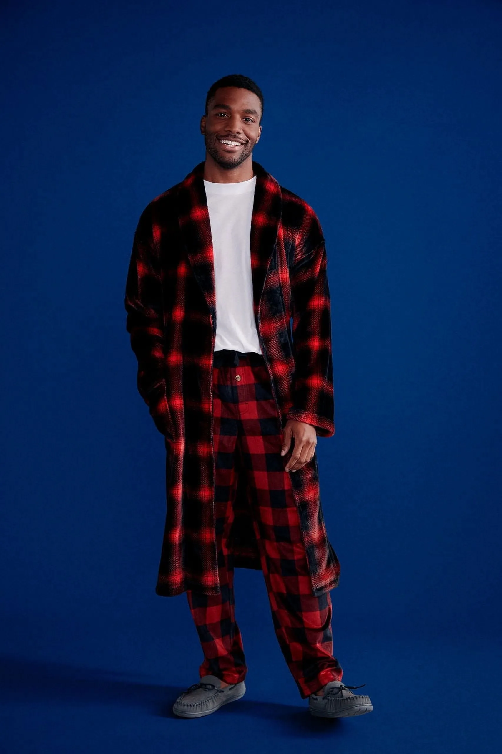George Men's Sleep Robe, Size One Size