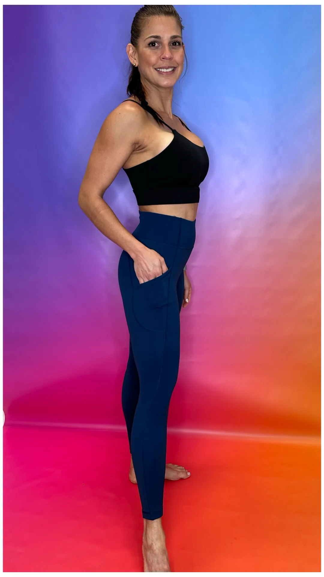 Grateful Leggings Deep Blue