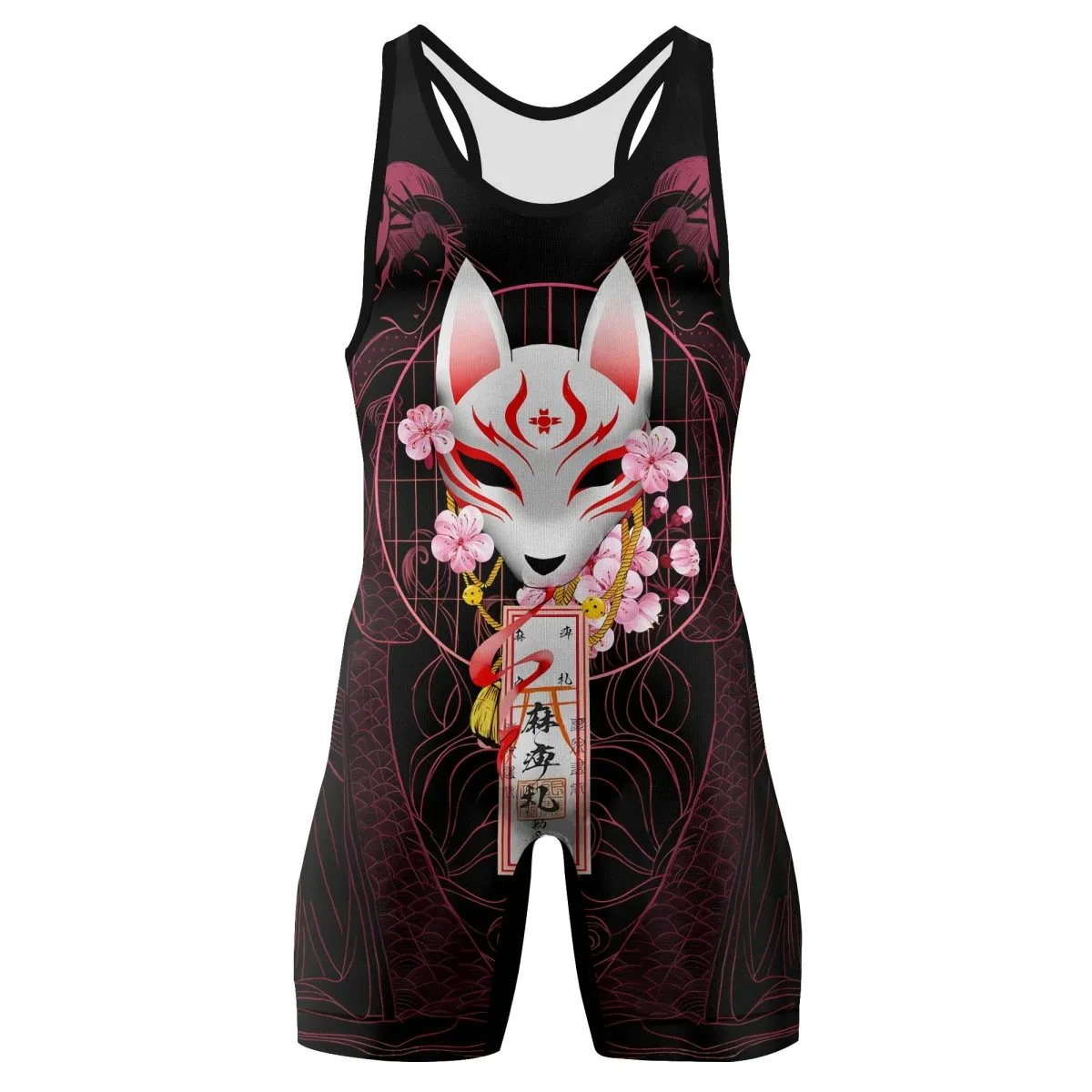 Kitsune Mask Wrestling Singlets