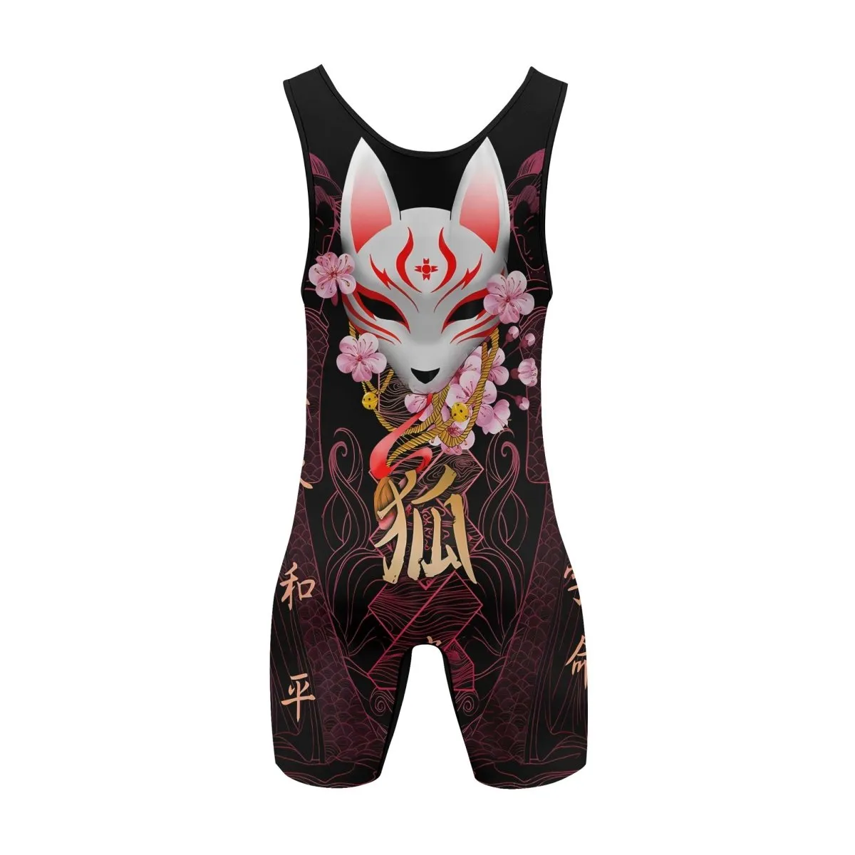 Kitsune Mask Wrestling Singlets