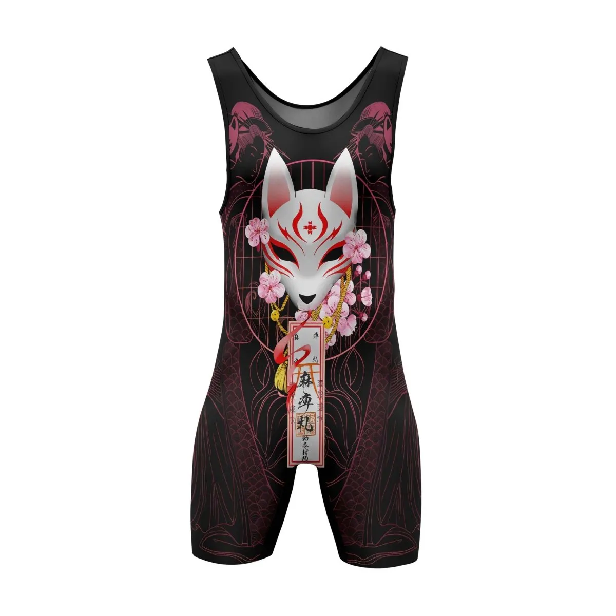 Kitsune Mask Wrestling Singlets
