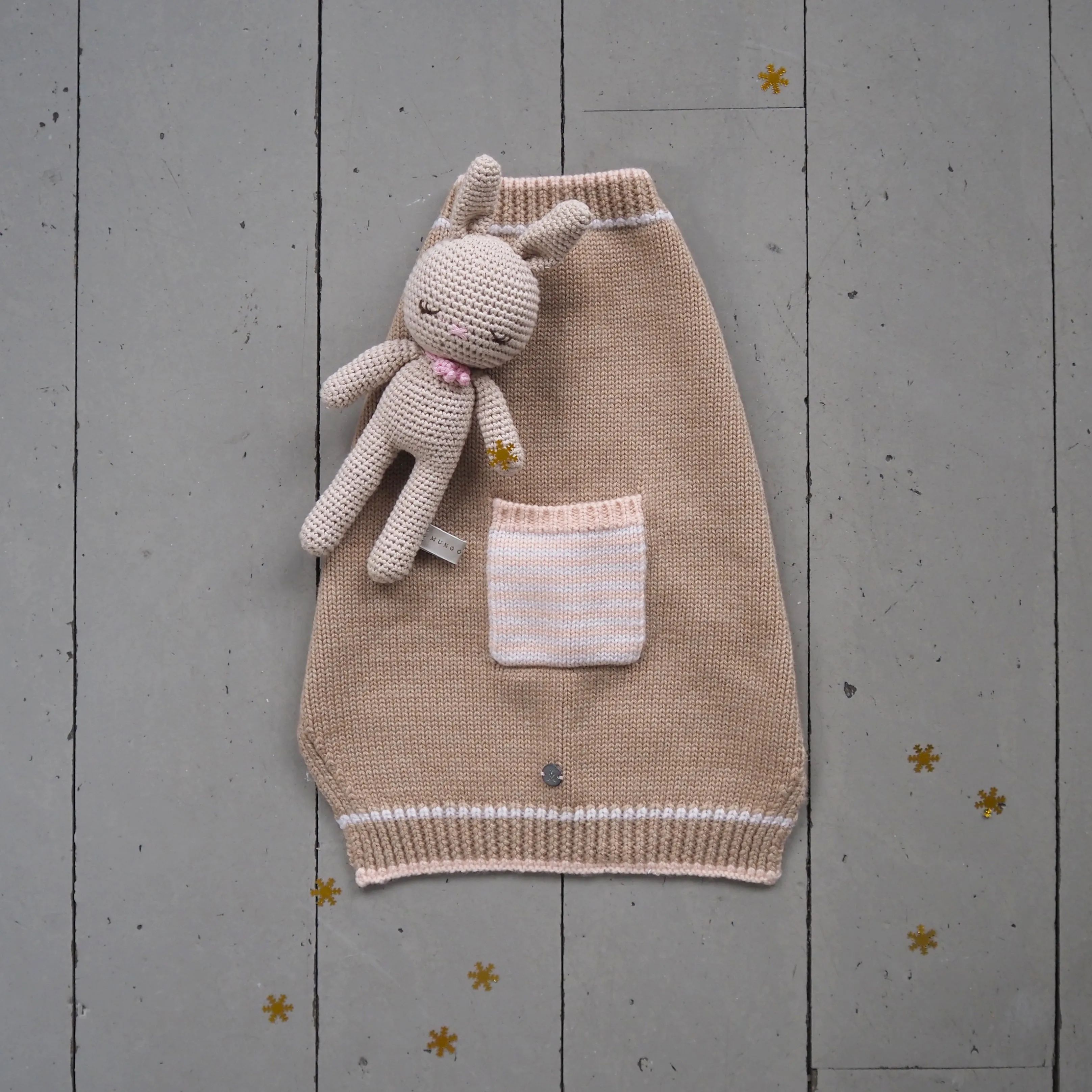 Lifestyle Image: Breton Pullover   Beatrice the Bunny Toy