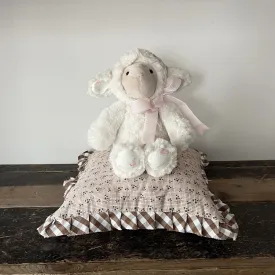 Lifestyle Image: Lullaby Pillow and Lettice the Lamb