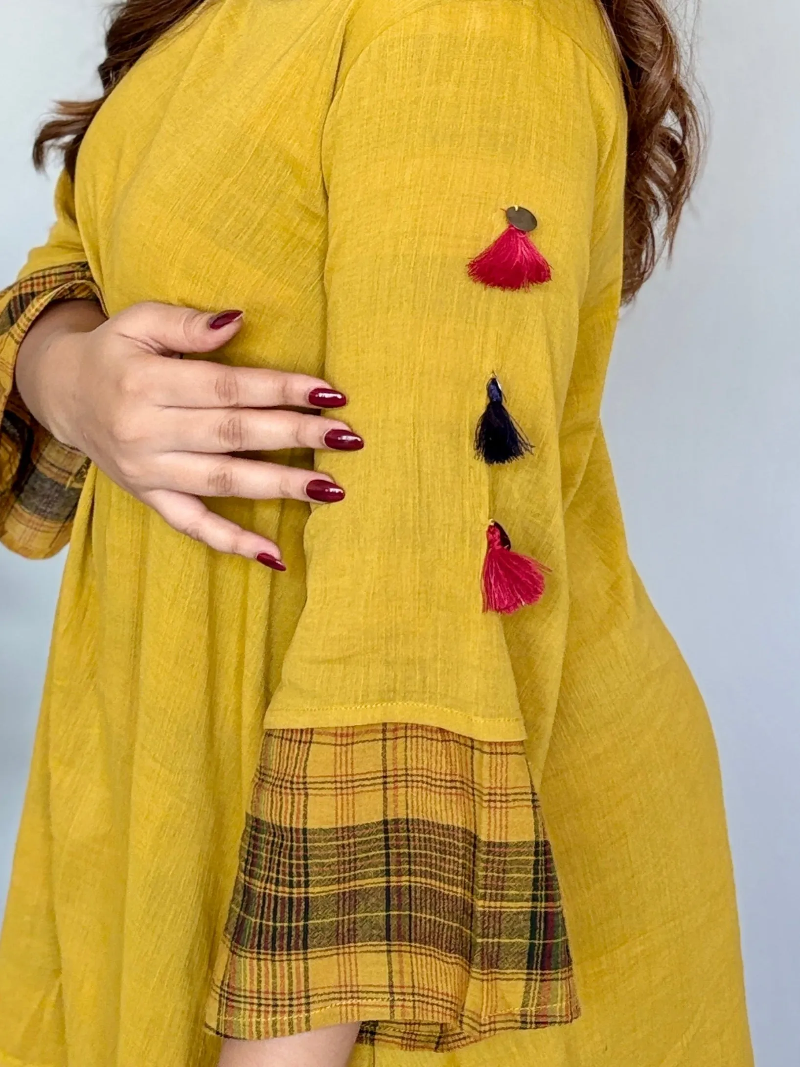 Mustard Asymmetrical Dress