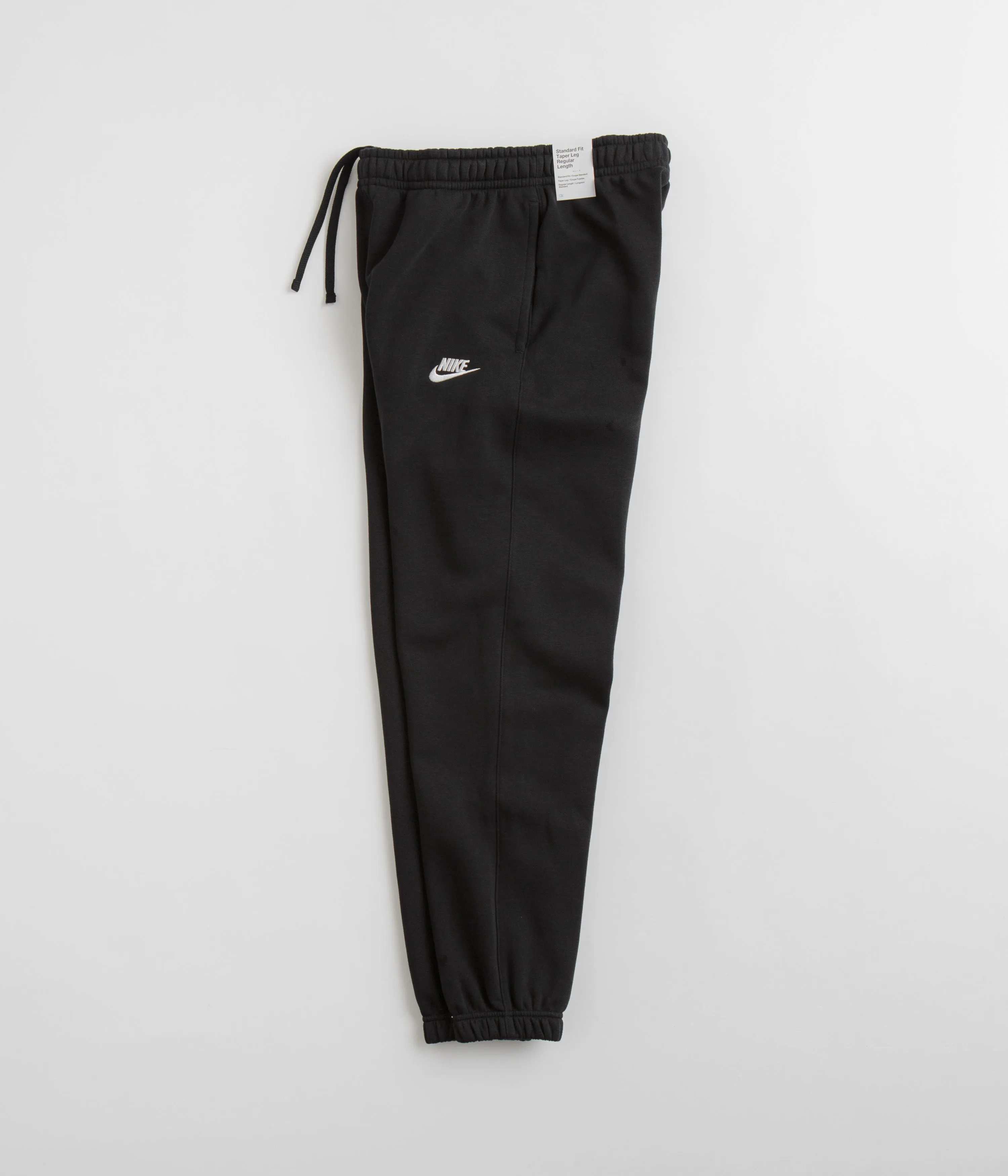 Nike Club Fleece Sweatpants - Black / Black / White