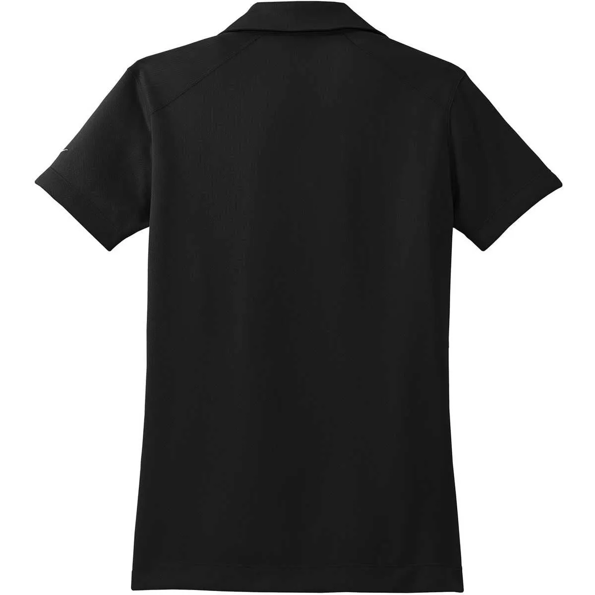 Nike Women's Black Dri-FIT S/S Pebble Texture Polo