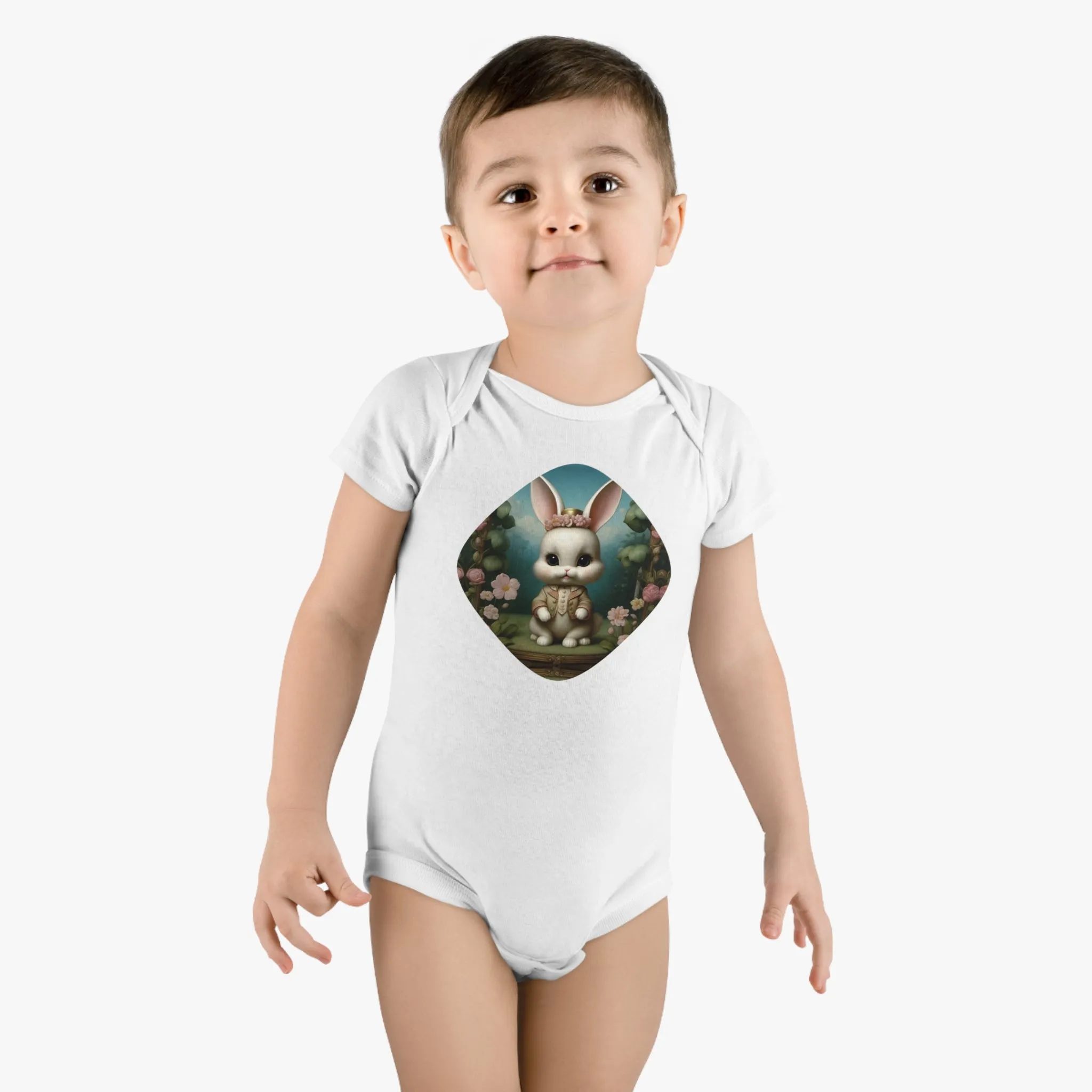 Onesie® Organic Baby Bodysuit-Bunny