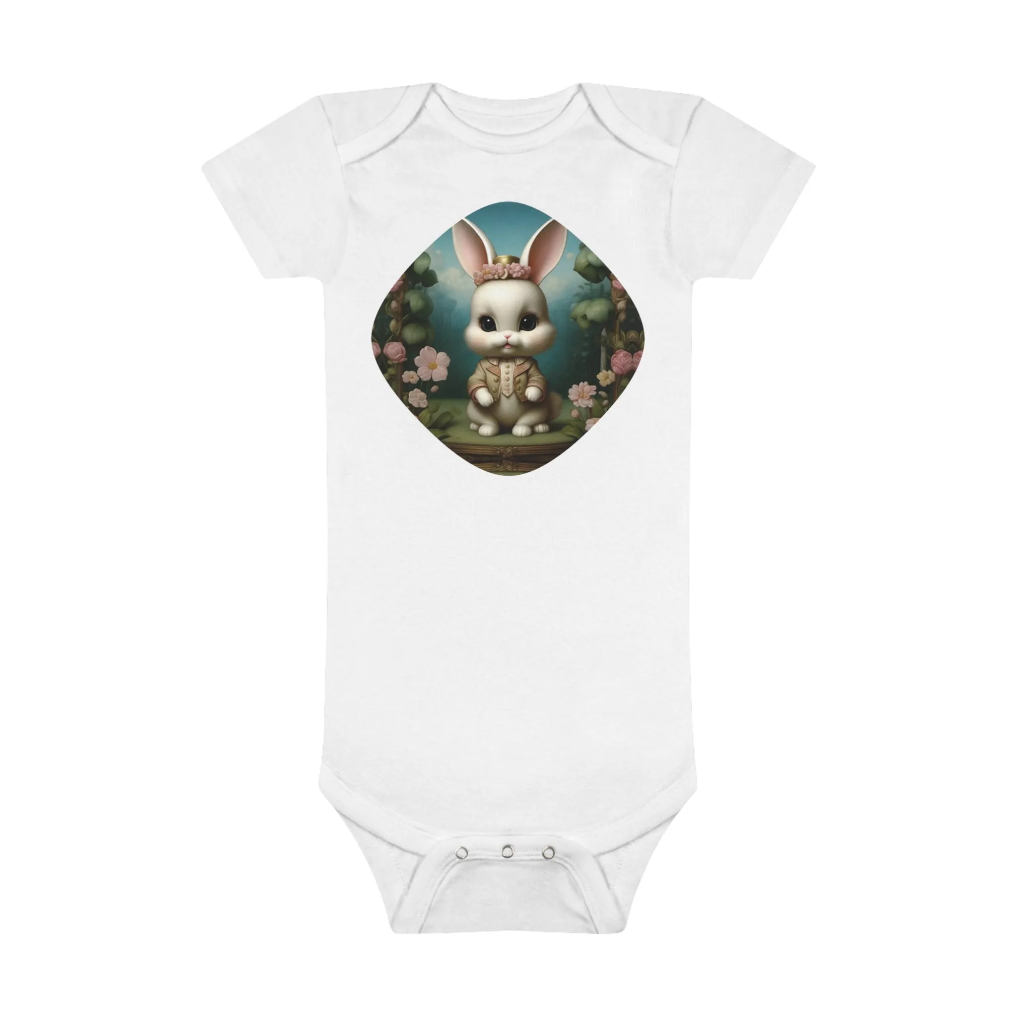 Onesie® Organic Baby Bodysuit-Bunny