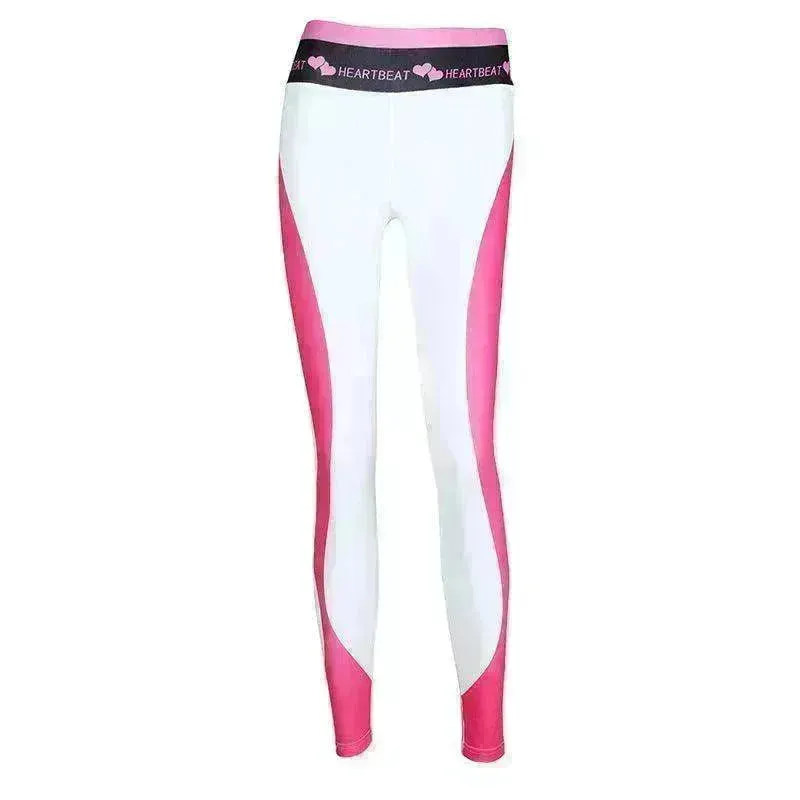 Print patchwork yoga leggings