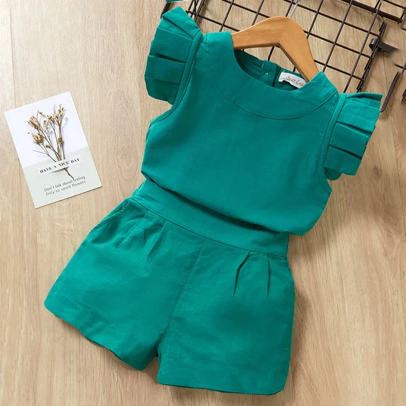 "Alara" 2 PC Shorts Set - 2 Colors