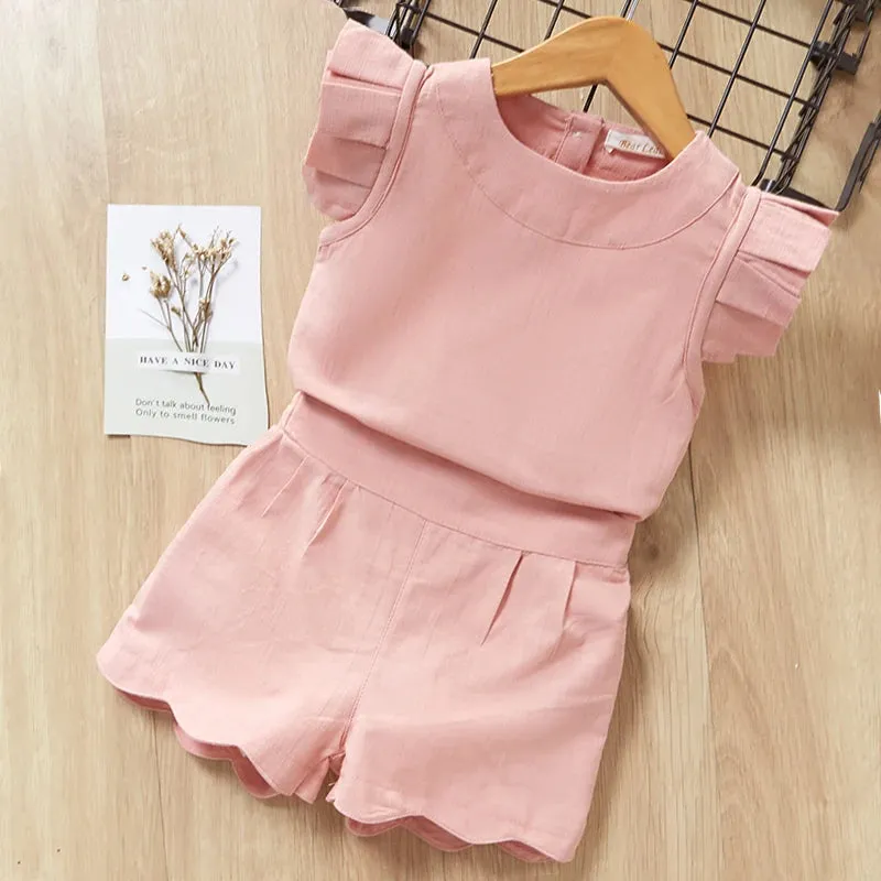 "Alara" 2 PC Shorts Set - 2 Colors