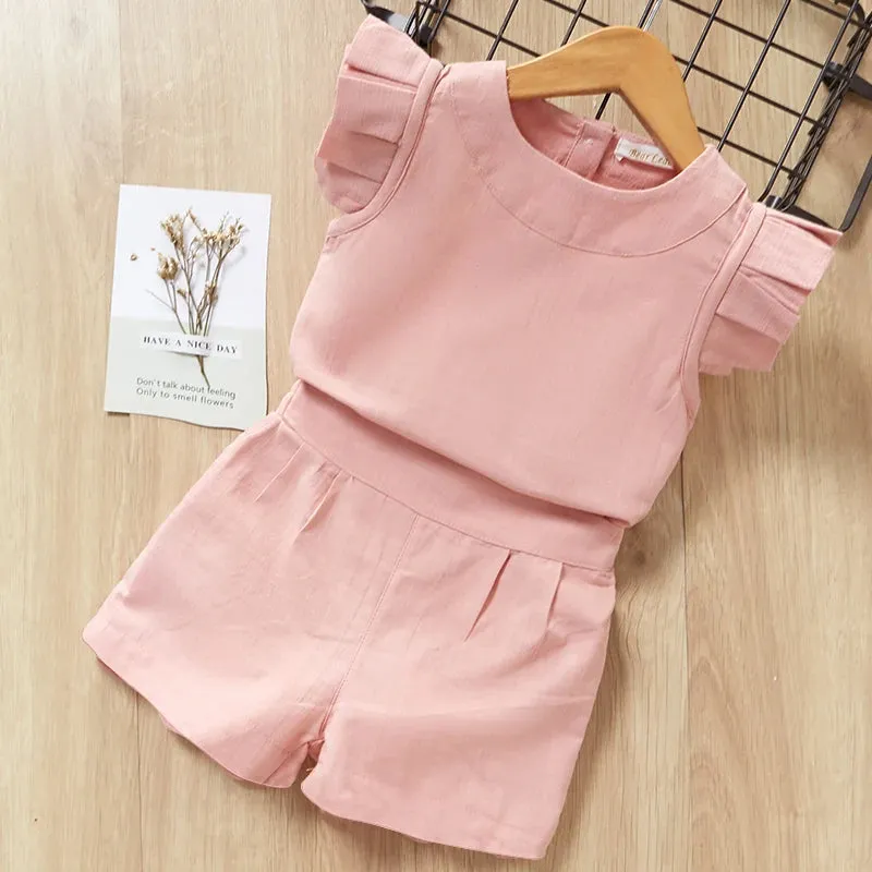 "Alara" 2 PC Shorts Set - 2 Colors