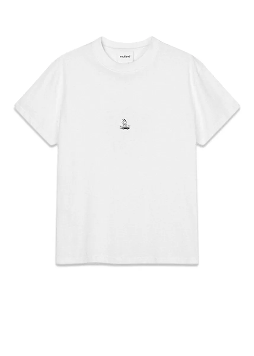 Snoopy skateboard T-shirt - White