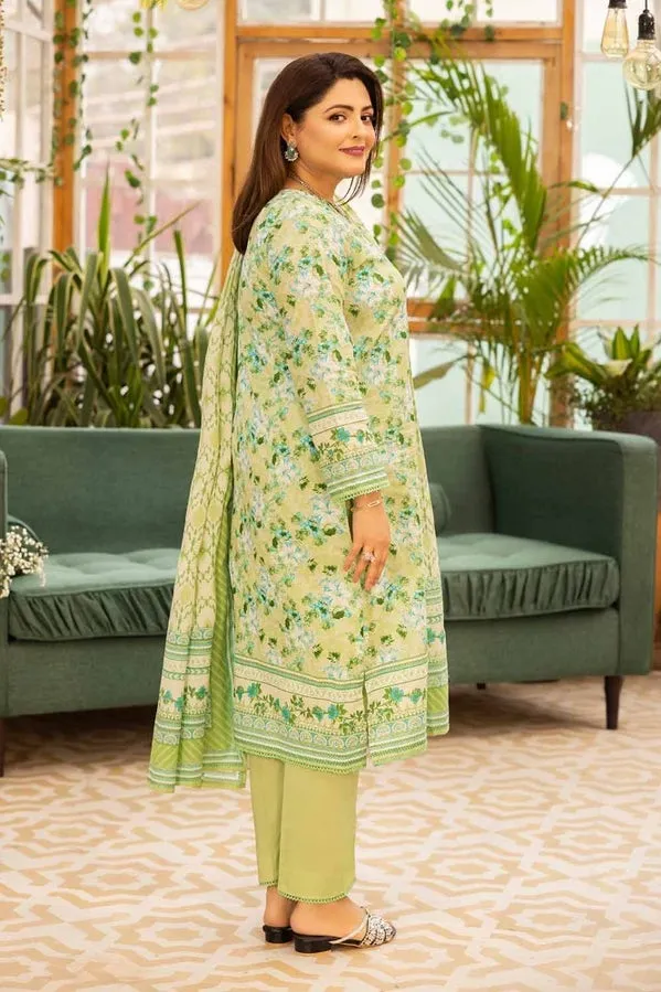 Tribute To Mothers '24 - 3Pc Printed Lawn Unstitched Suit Cl-42077 B