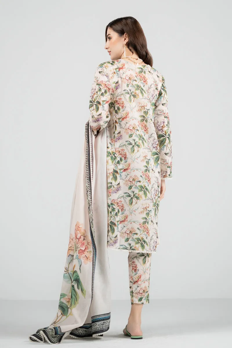 Unstitched Spring Vol 01 '24 - Flower Power 3 Piece