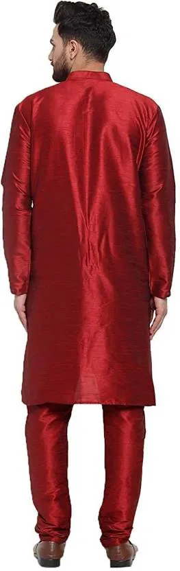 Whitewhale Silk Kurta Pajama For Mens Indian Clothing